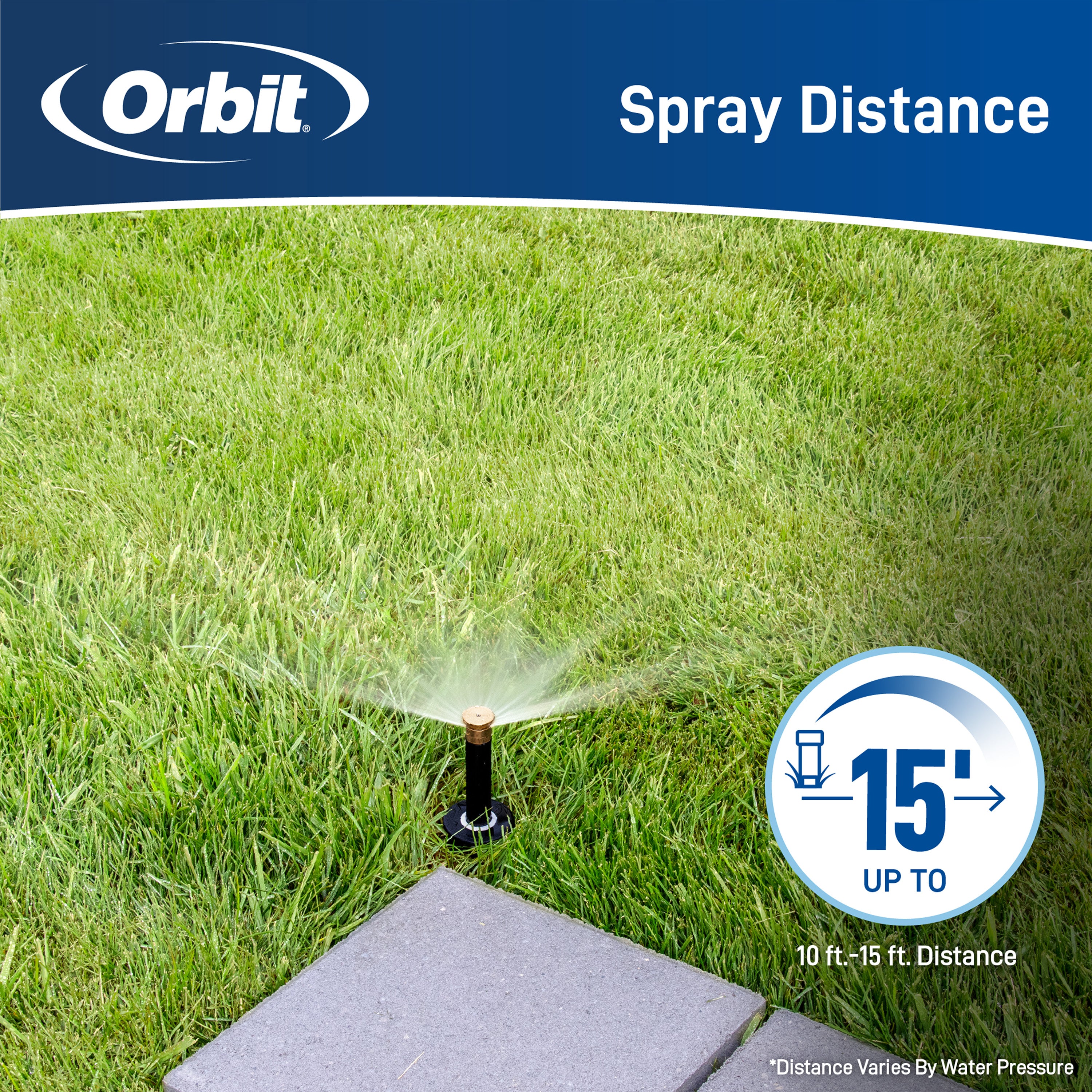 15' Brass Nozzle Adjustable Pattern | 53574 — Orbit