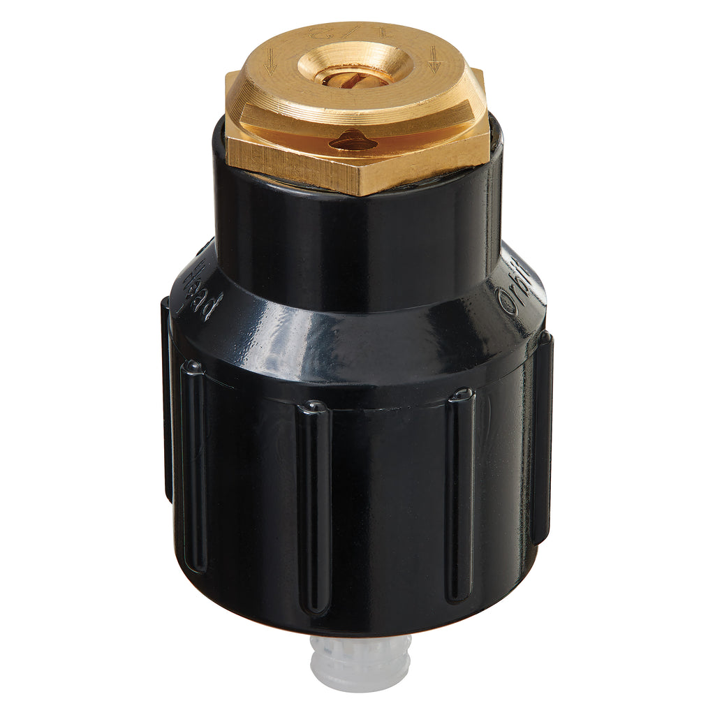 Cabezal de arbusto con boquilla insertable de medio patrón de latón 54039