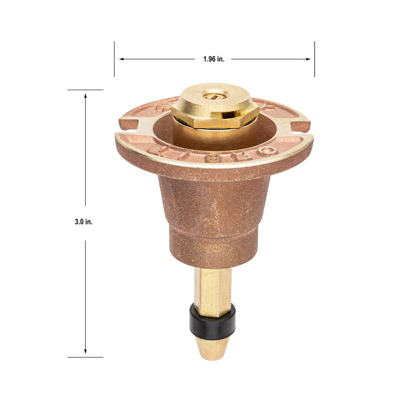 Brass Pop-Up with Quarter Pattern Nozzle | 54072