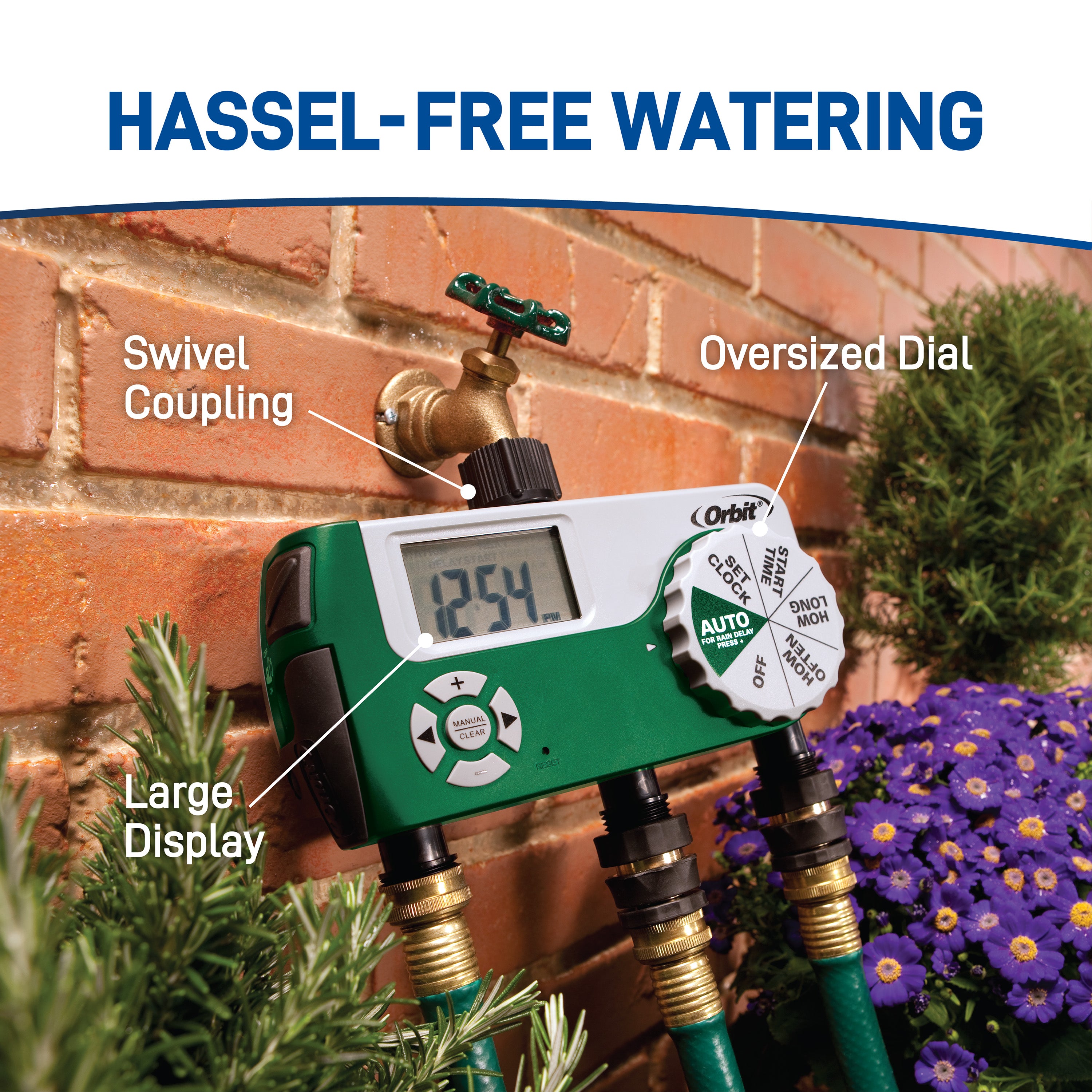 3-Outlet Hose Watering Timer — Orbit