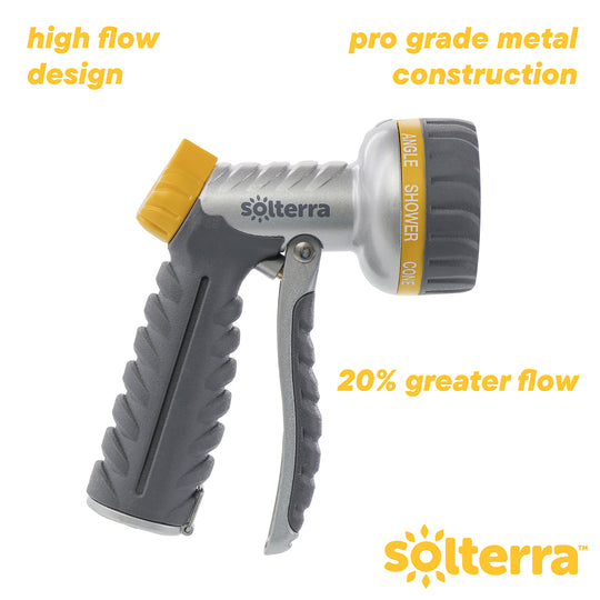 8-Pattern Garden Hose Nozzle with Front Trigger