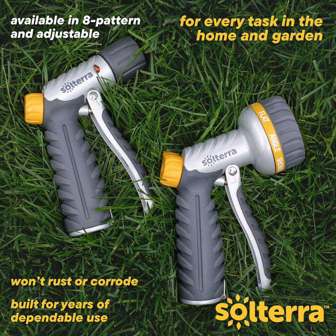 8-Pattern Garden Hose Nozzle with Front Trigger
