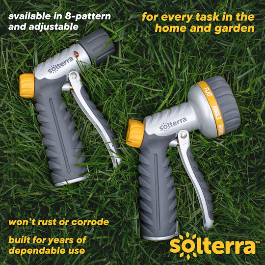8-Pattern Garden Hose Nozzle with Front Trigger