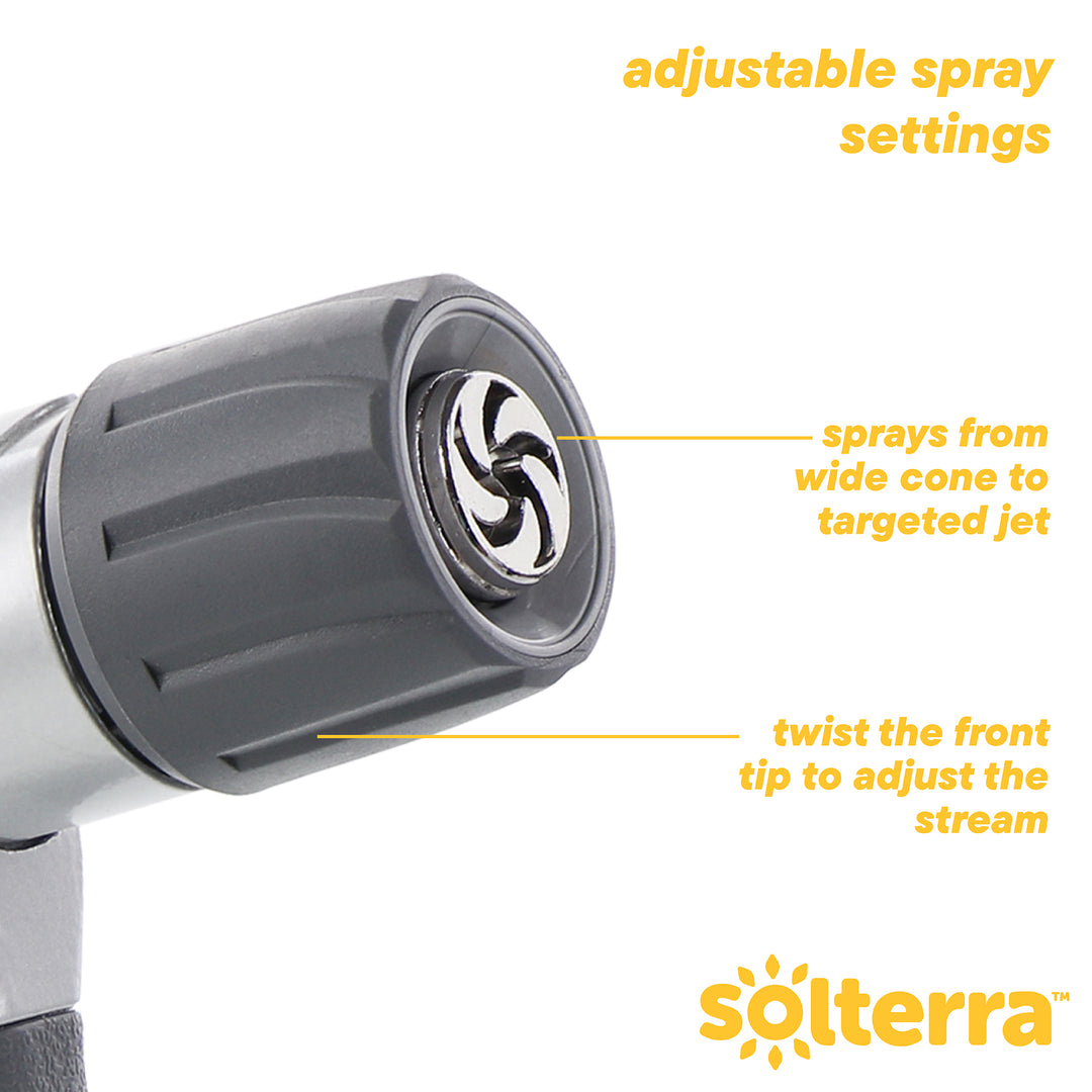 Pro Series Adjustable Garden Hose Nozzle with Front Trigger