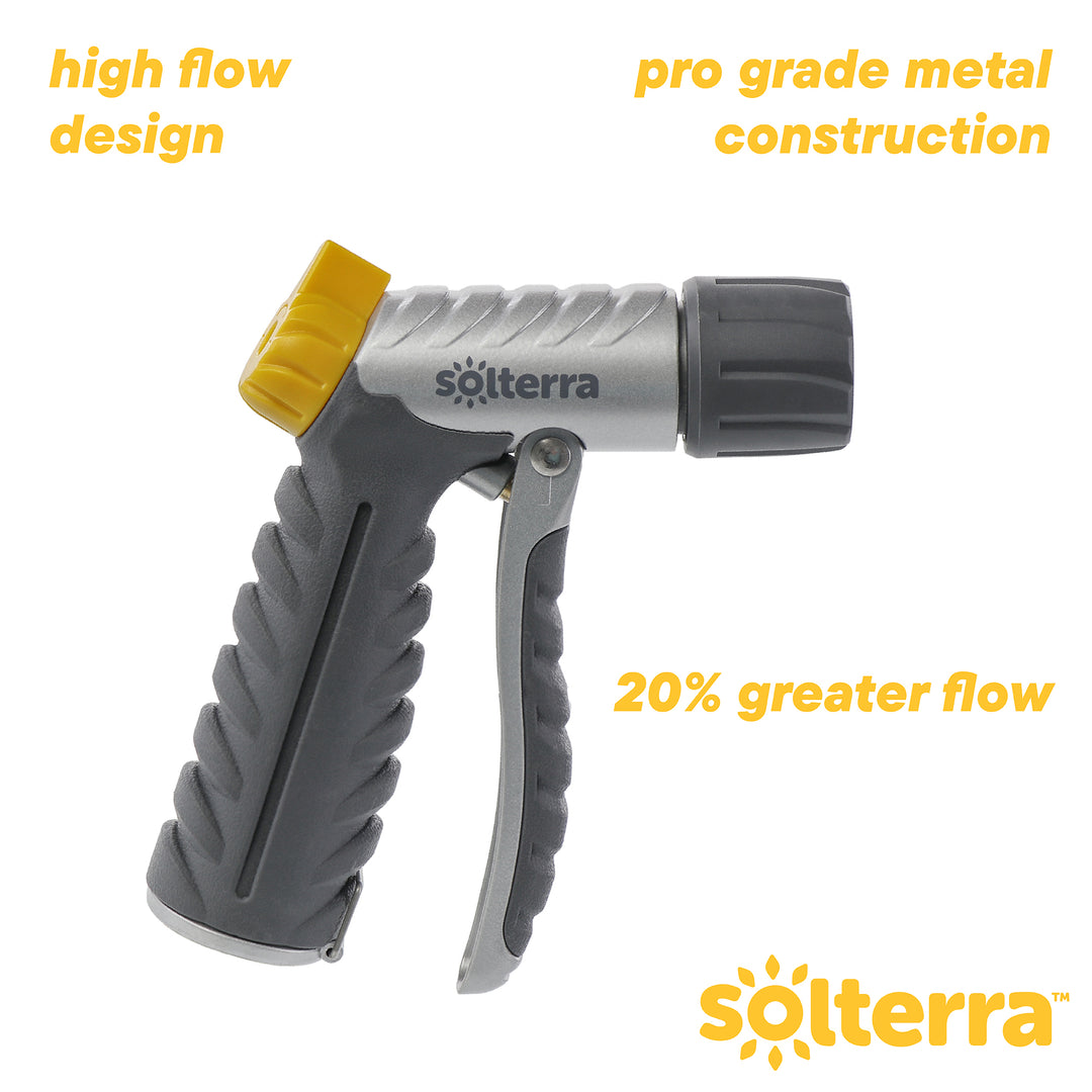 Pro Series Adjustable Garden Hose Nozzle with Front Trigger
