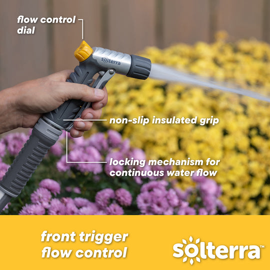 Pro Series Adjustable Garden Hose Nozzle with Front Trigger