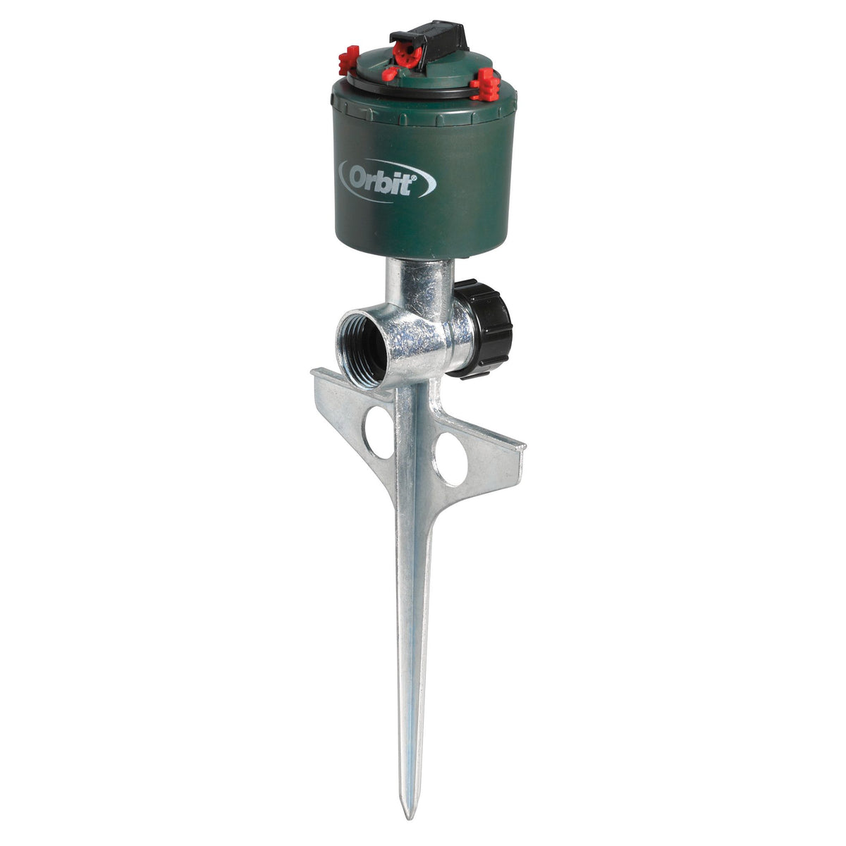Aspersor compacto de engranajes con estaca de metal 56565