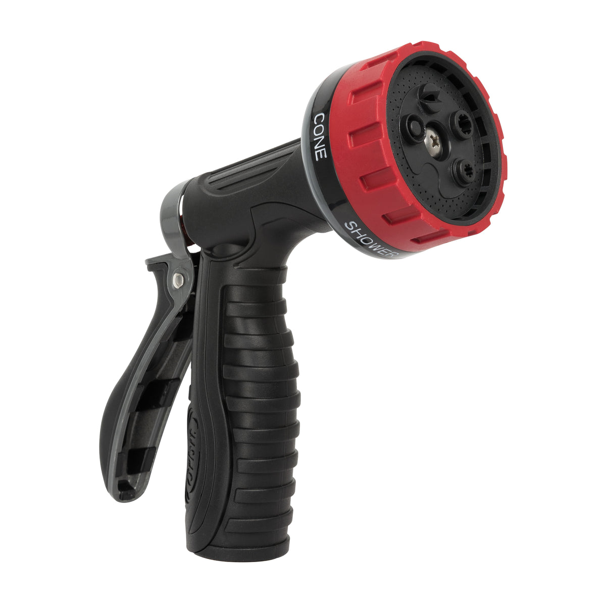 Boquilla de contratista de metal Orbit Pro de 5 patrones con gatillo trasero 56567