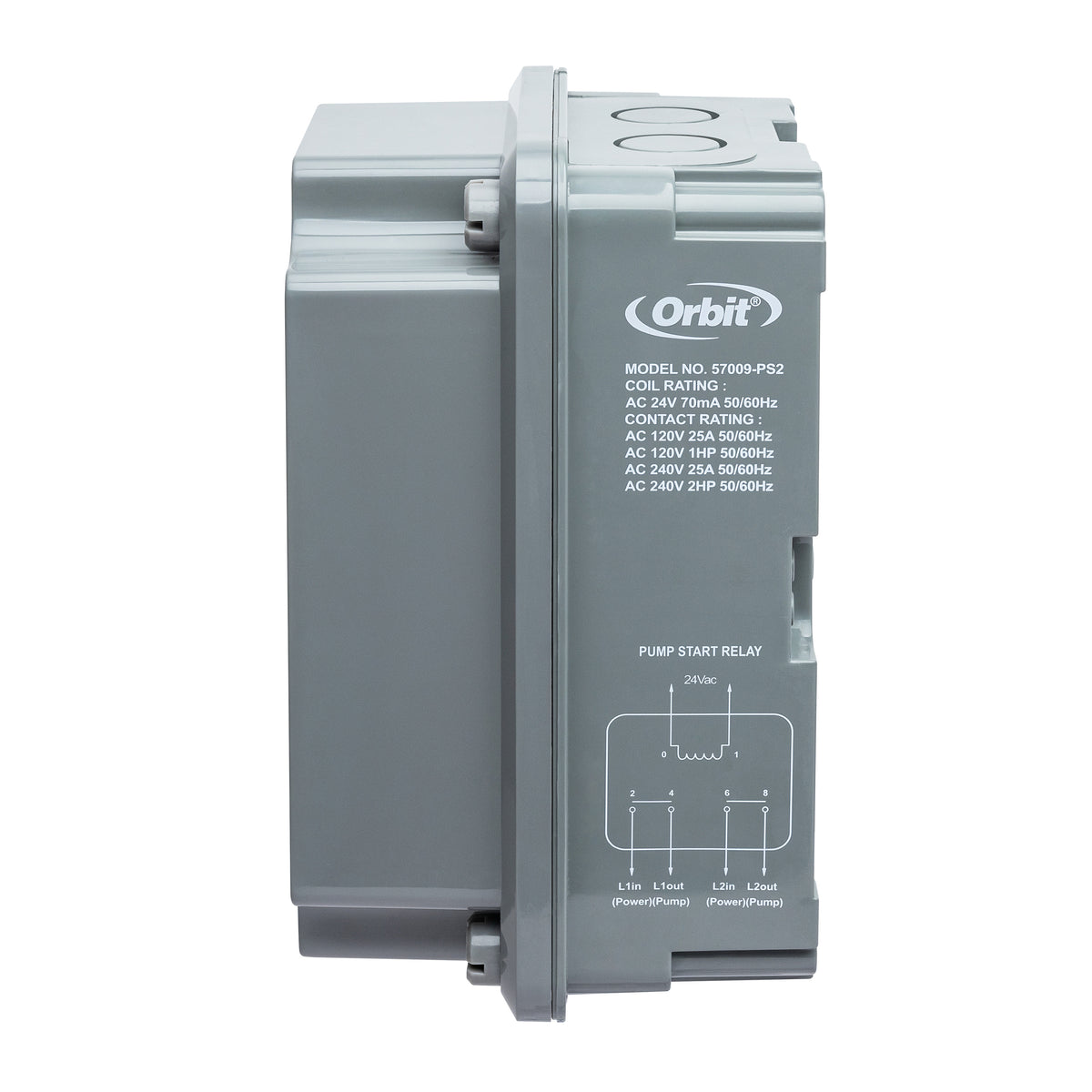 Relé de arranque para bomba de riego de 2 HP para controladores de aspersores 57009