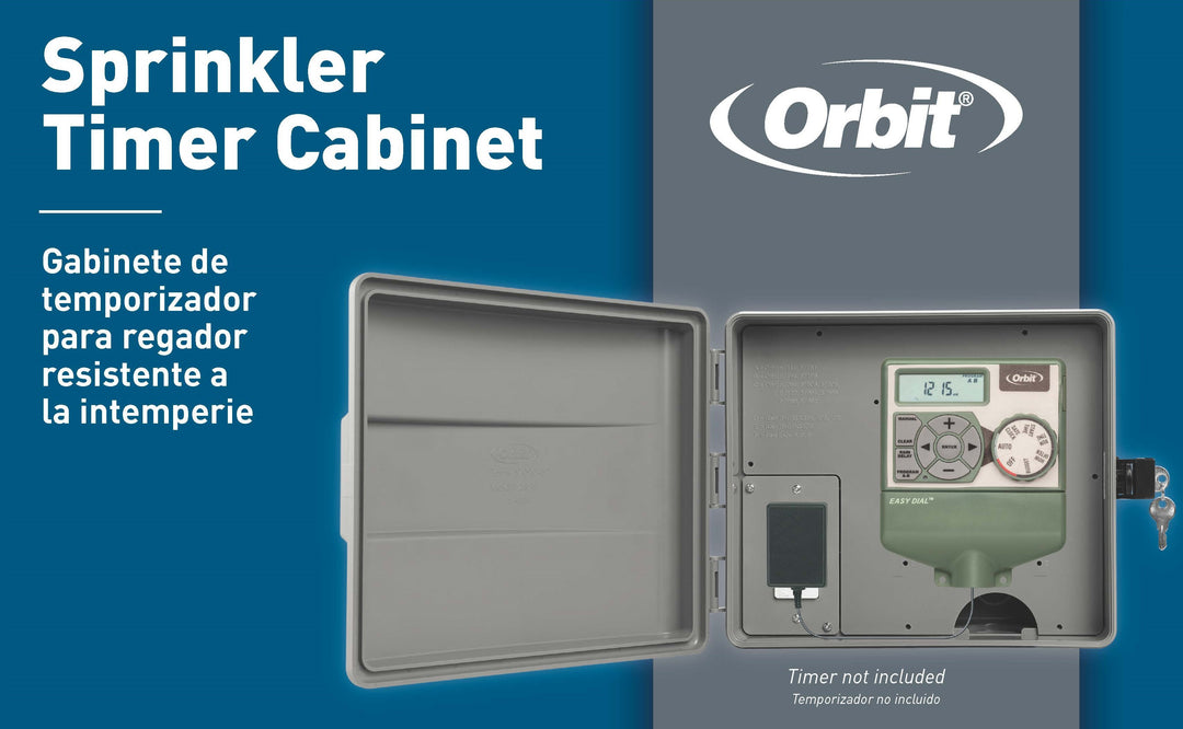 Outdoor Sprinkler Controller Cabinet with GFCI