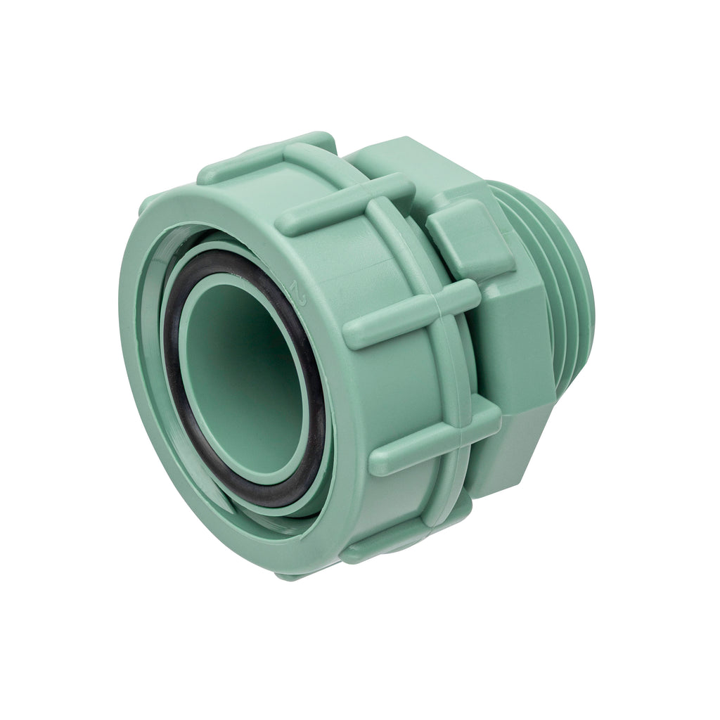 Adaptador giratorio de 1" MPT con junta tórica 57178