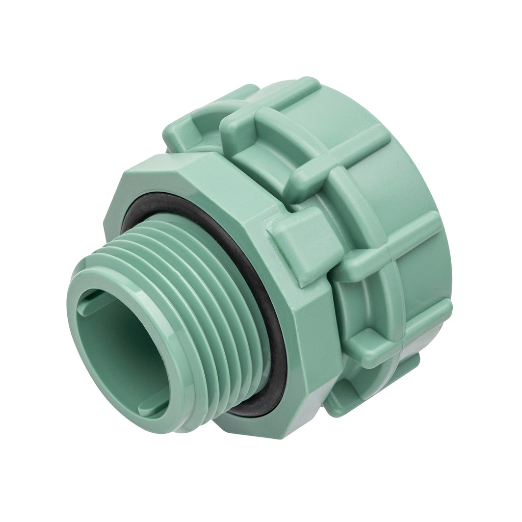 Adaptador giratorio de 1" MPT con junta tórica 57178