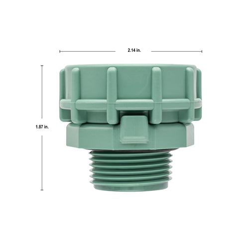 Adaptador giratorio de 1" MPT con junta tórica 57178