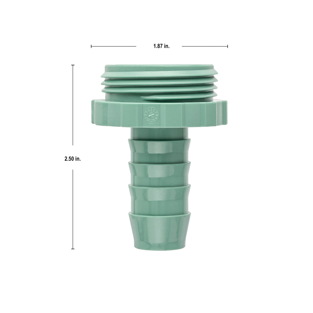 Adaptador de transición de polietileno de 3/4" 57188