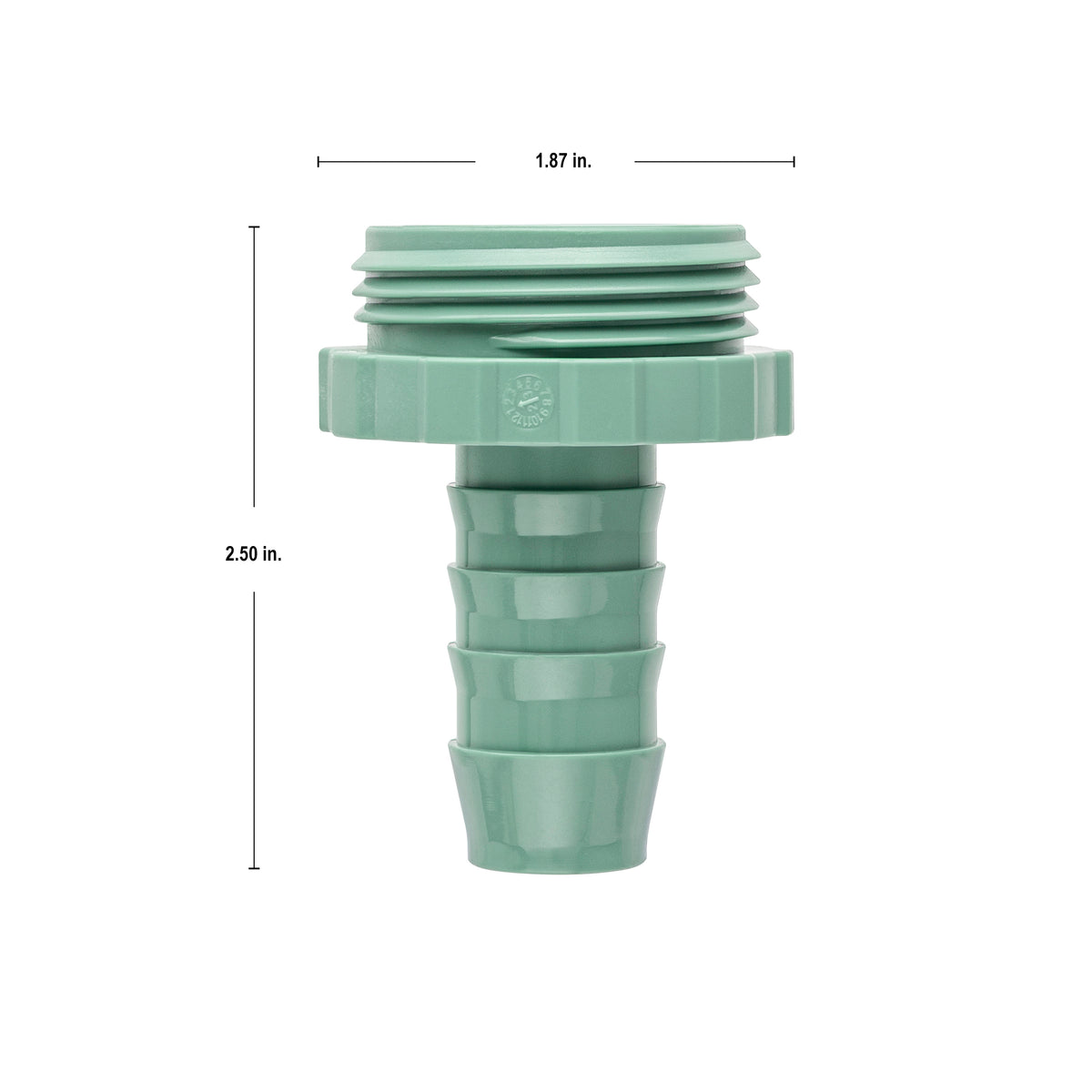 Adaptador de transición de polietileno de 3/4" 57188