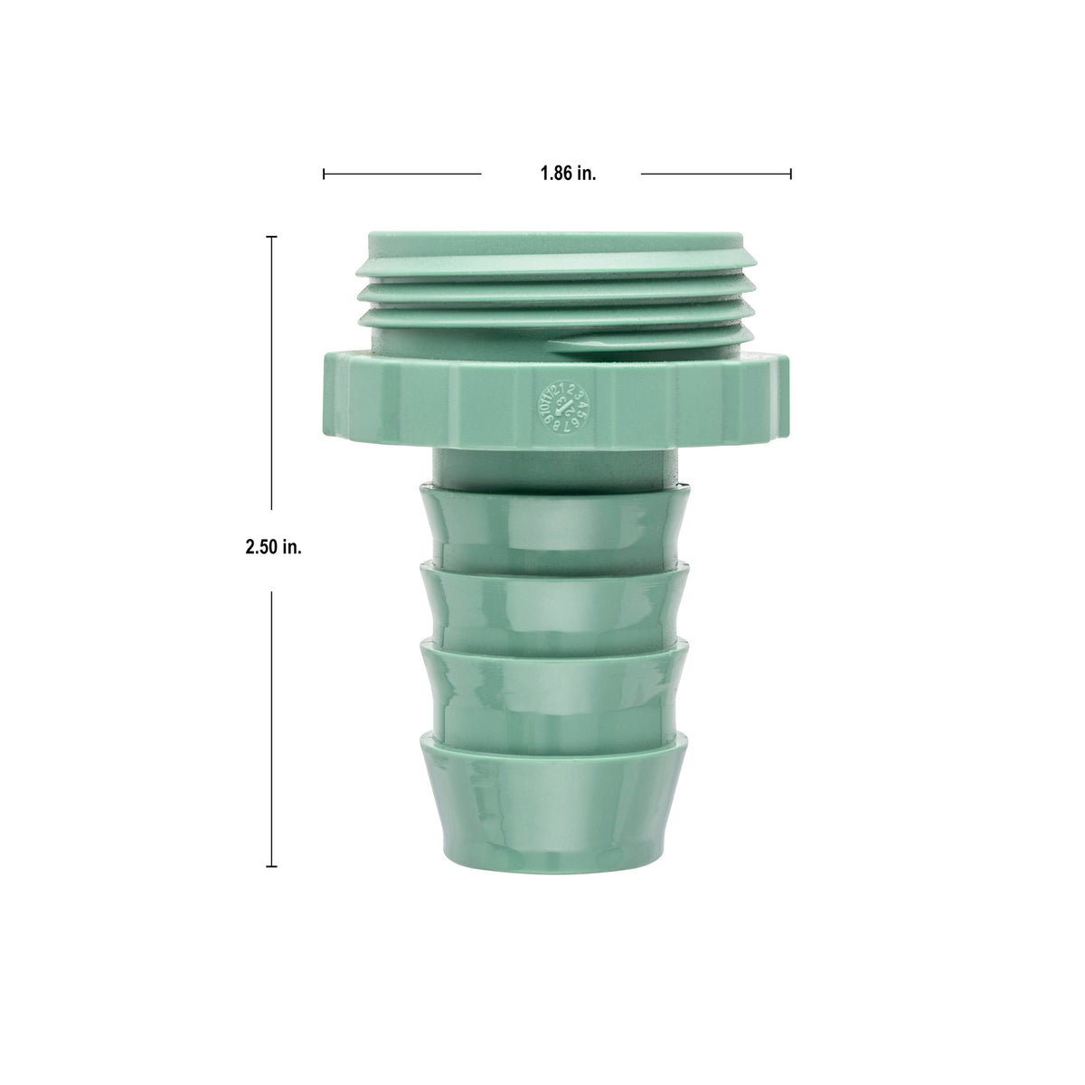 Adaptador de transición de polietileno de 1" 57189