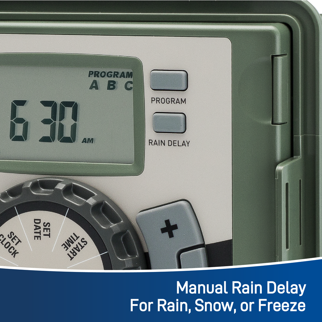 Easy-Set Logic® Indoor/Outdoor Sprinkler Timer/Controller