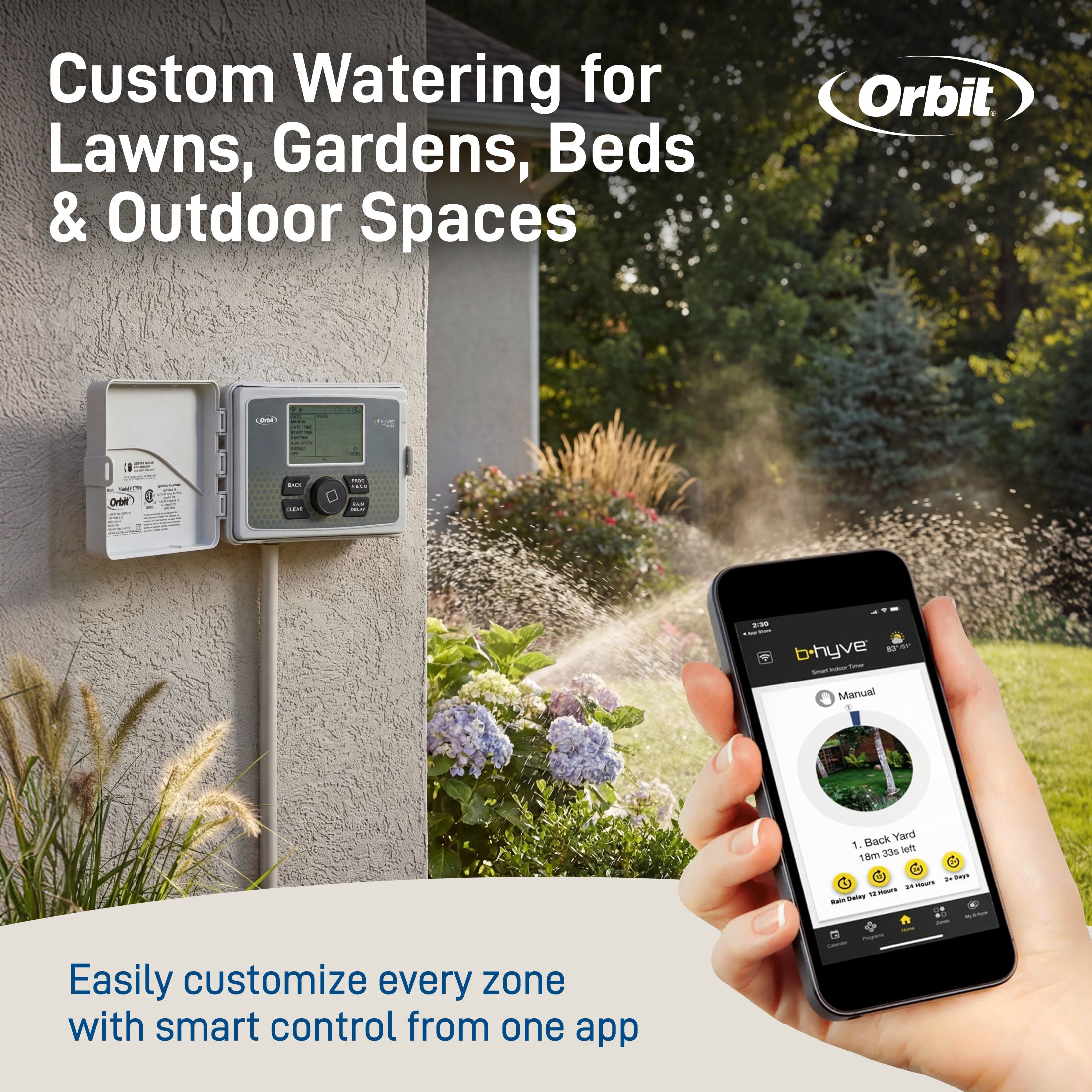 B-hyve 12-Station Indoor/Outdoor Controller 57950 — Orbit