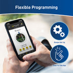 Temporizador de aspersores inteligente B-hyve XR para interiores/exteriores de 16 estaciones 57995