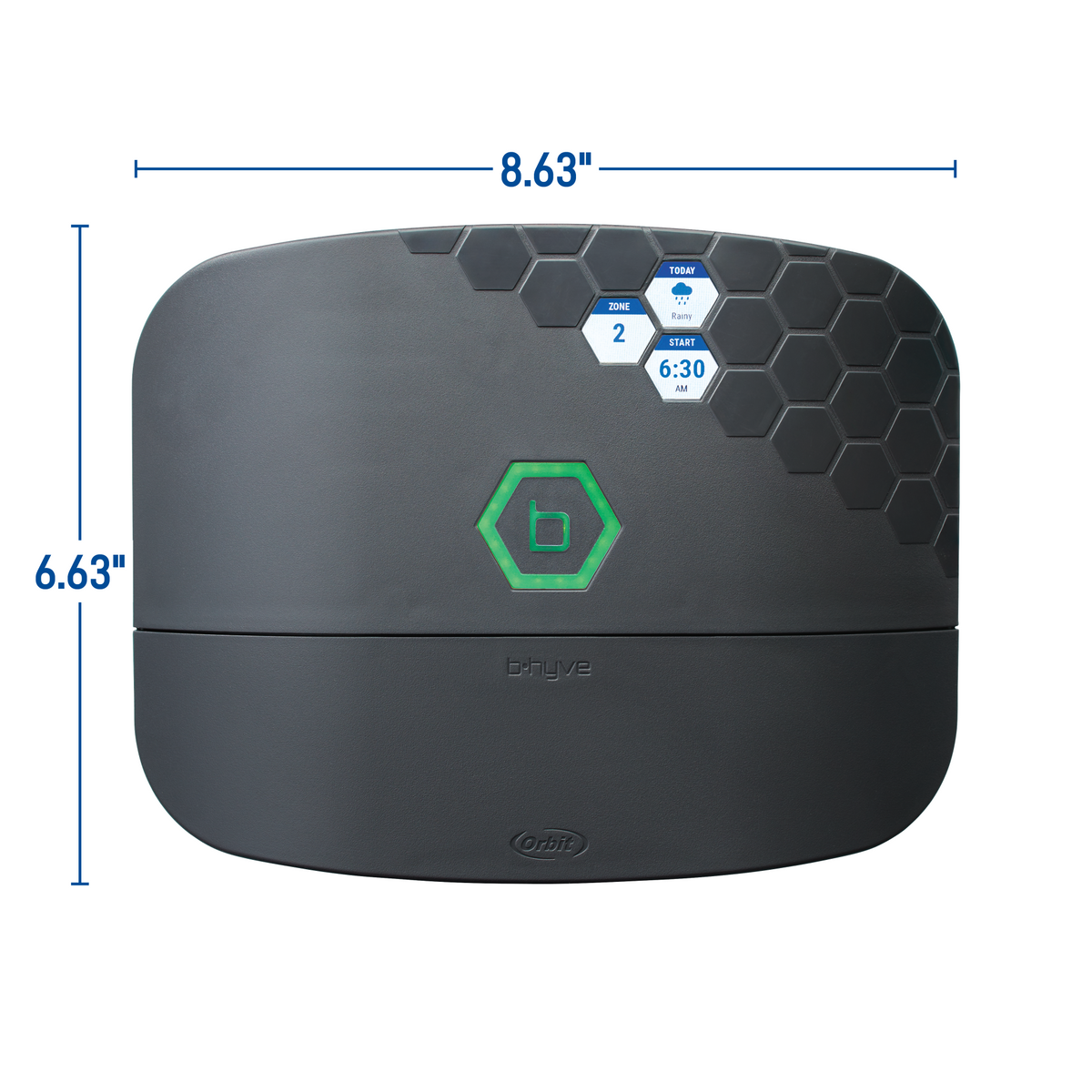 Temporizador de aspersores inteligente B-hyve XR para interiores/exteriores de 16 estaciones 57995