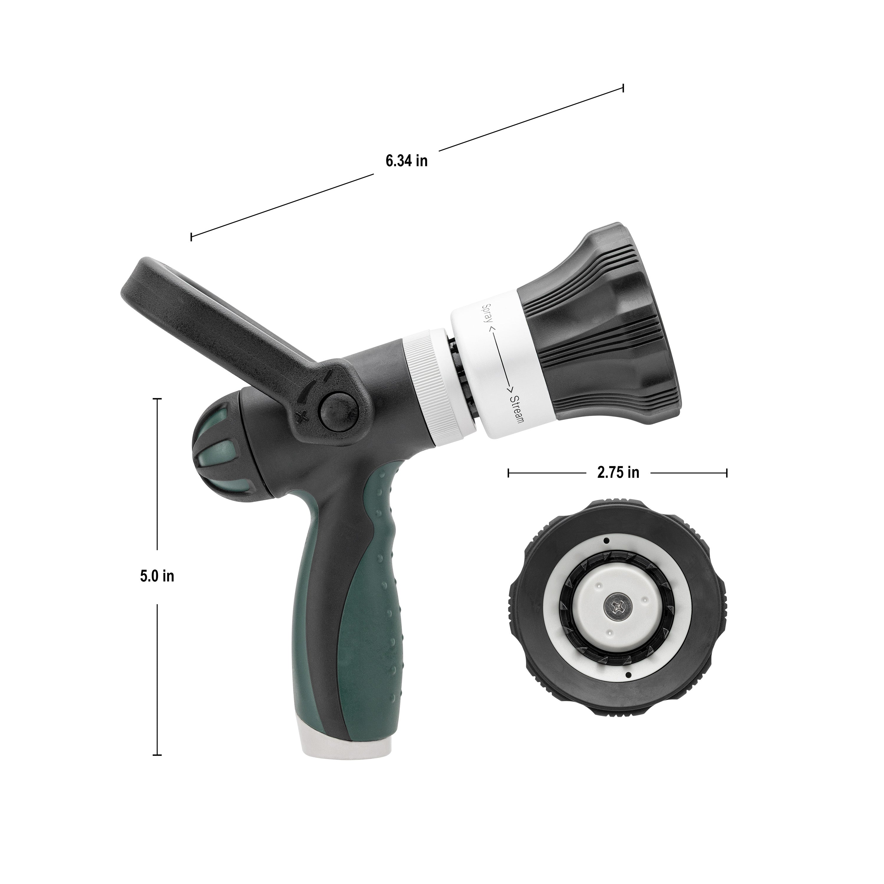 XL-Stream® Fire Hose Nozzle 58931 — Orbit