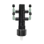 Colector de goteo de 4 puertos, 1/2" FPT x MPT x 1/4" Barb 67060
