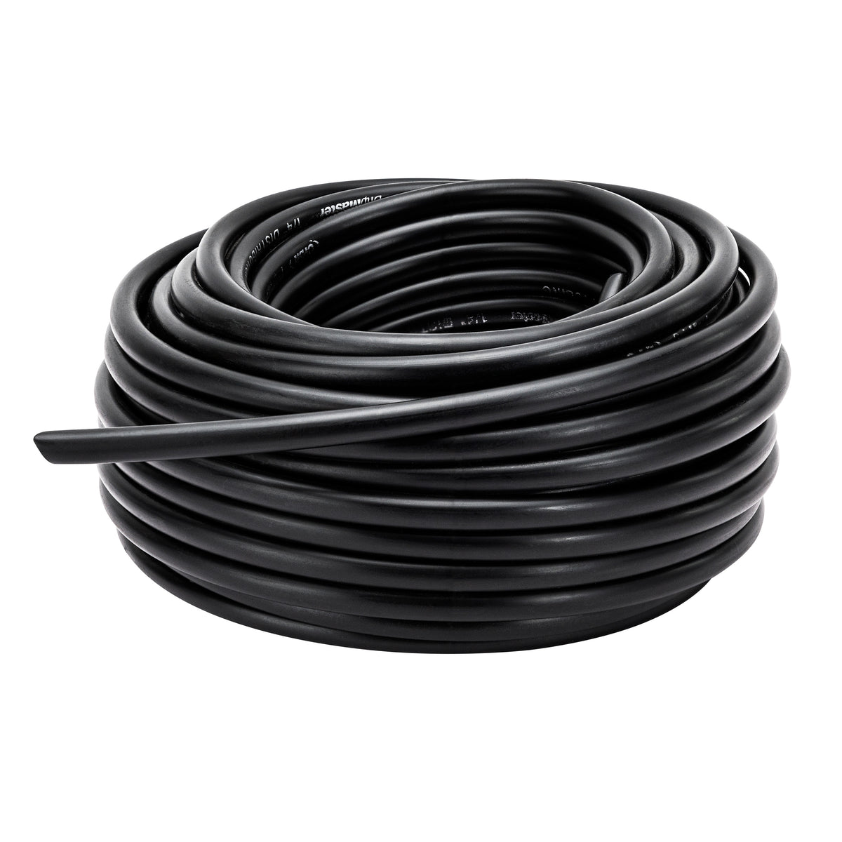 Tubería de distribución ciega para riego por goteo de 1/4" x 50', color negro | 67300