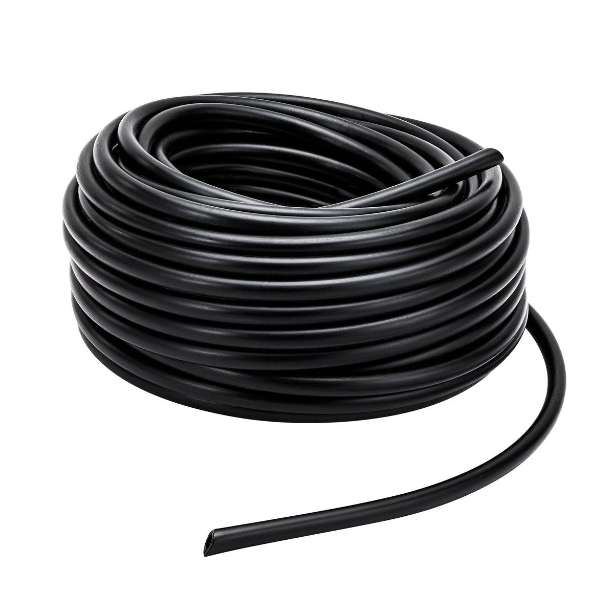 Tubería de distribución ciega para riego por goteo de 1/4" x 50', color negro | 67300