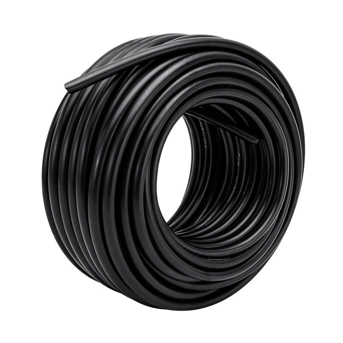 Tubería de distribución ciega para riego por goteo de 1/4" x 50', color negro | 67300
