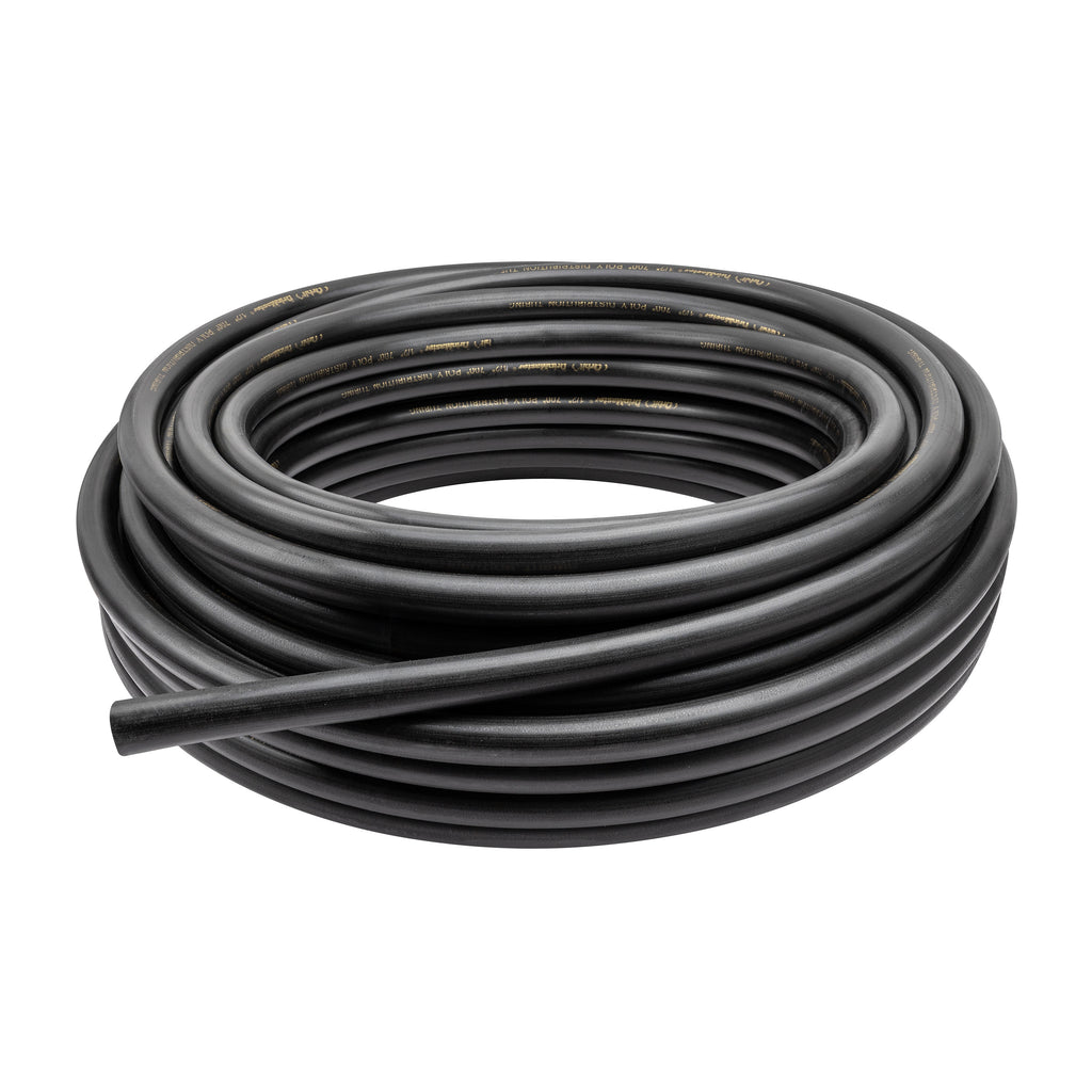 Tubería de distribución ciega para riego por goteo de 1/2" x 100', negra | 67346