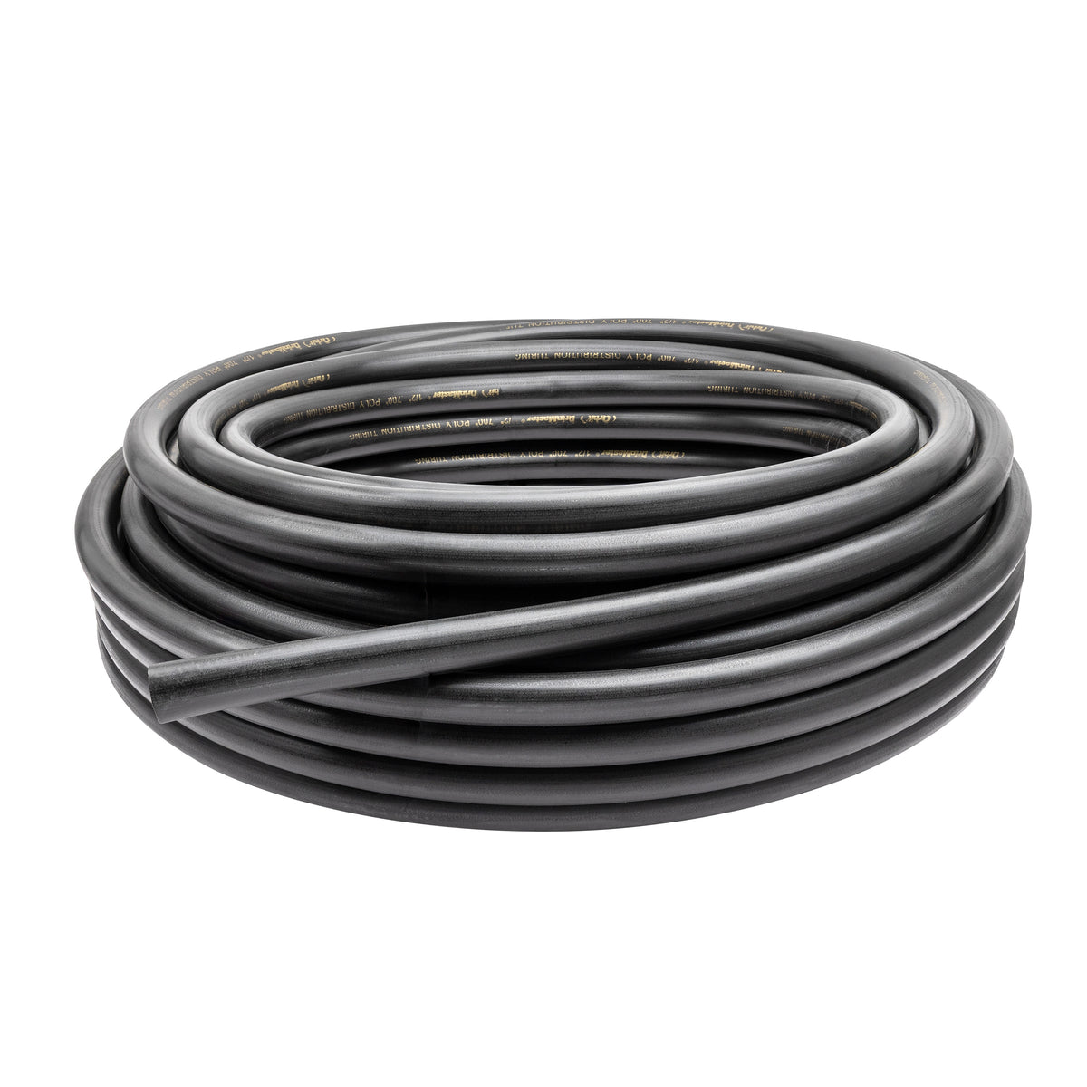 Tubería de distribución ciega para riego por goteo de 1/2" x 100', negra | 67346
