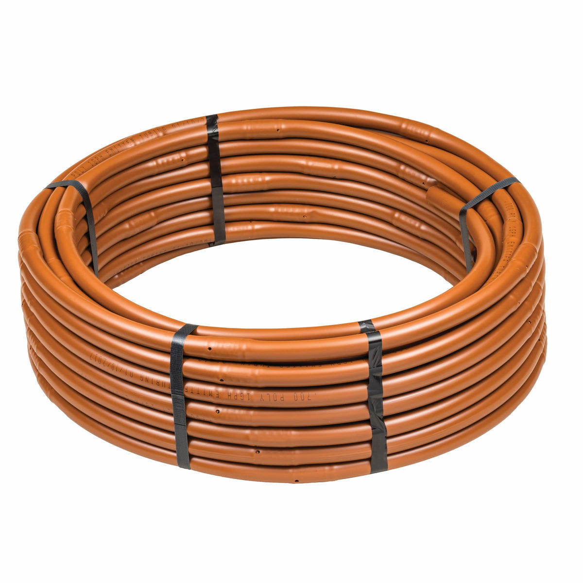 Tubería de goteo con emisores de 1 GPH de 1/2" x 100', color marrón | 67376
