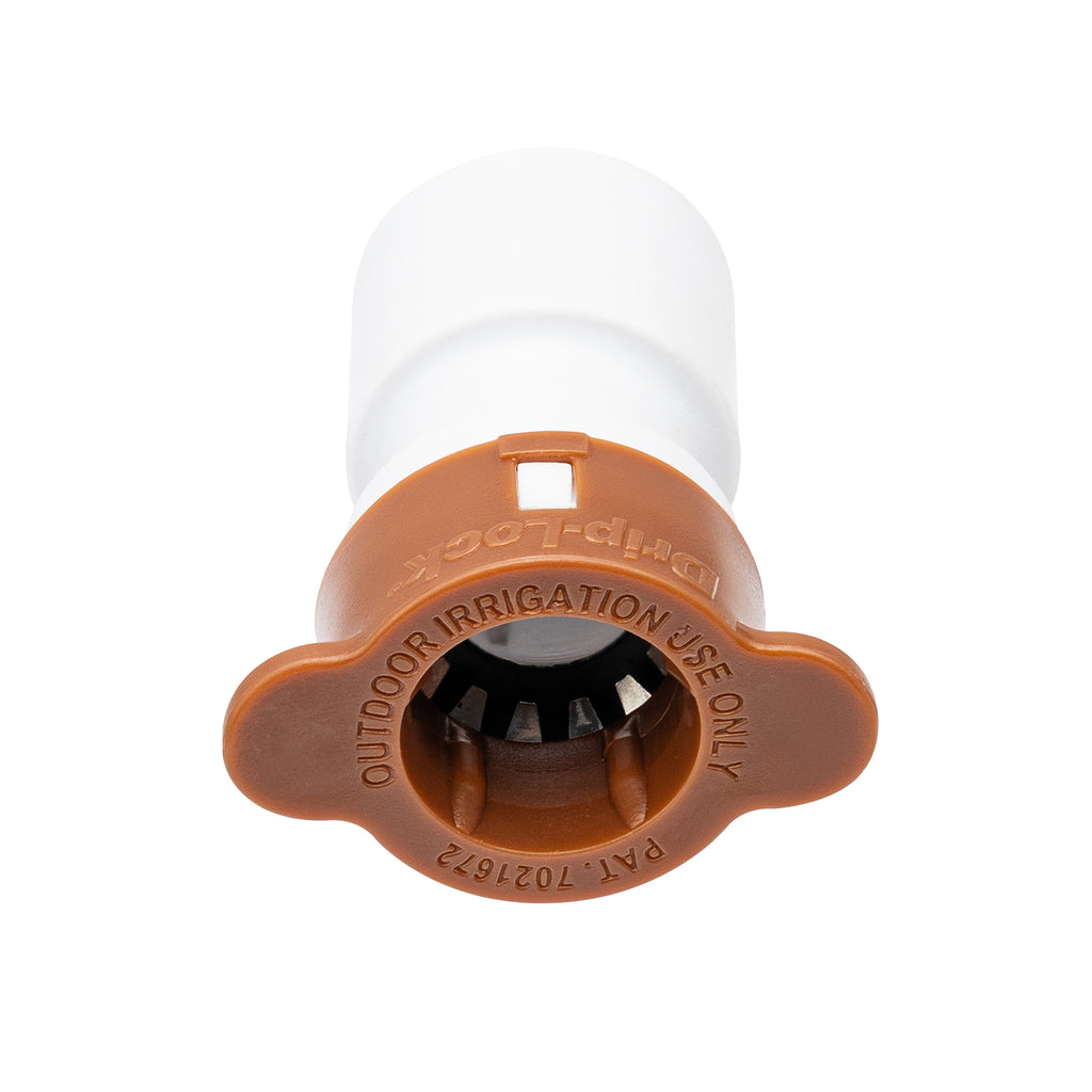 Adaptador de PVC de 1/2" deslizable x Drip-Lock 67449