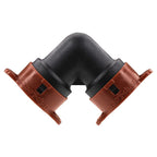 Codo de goteo de 1/2" con seguro 67490