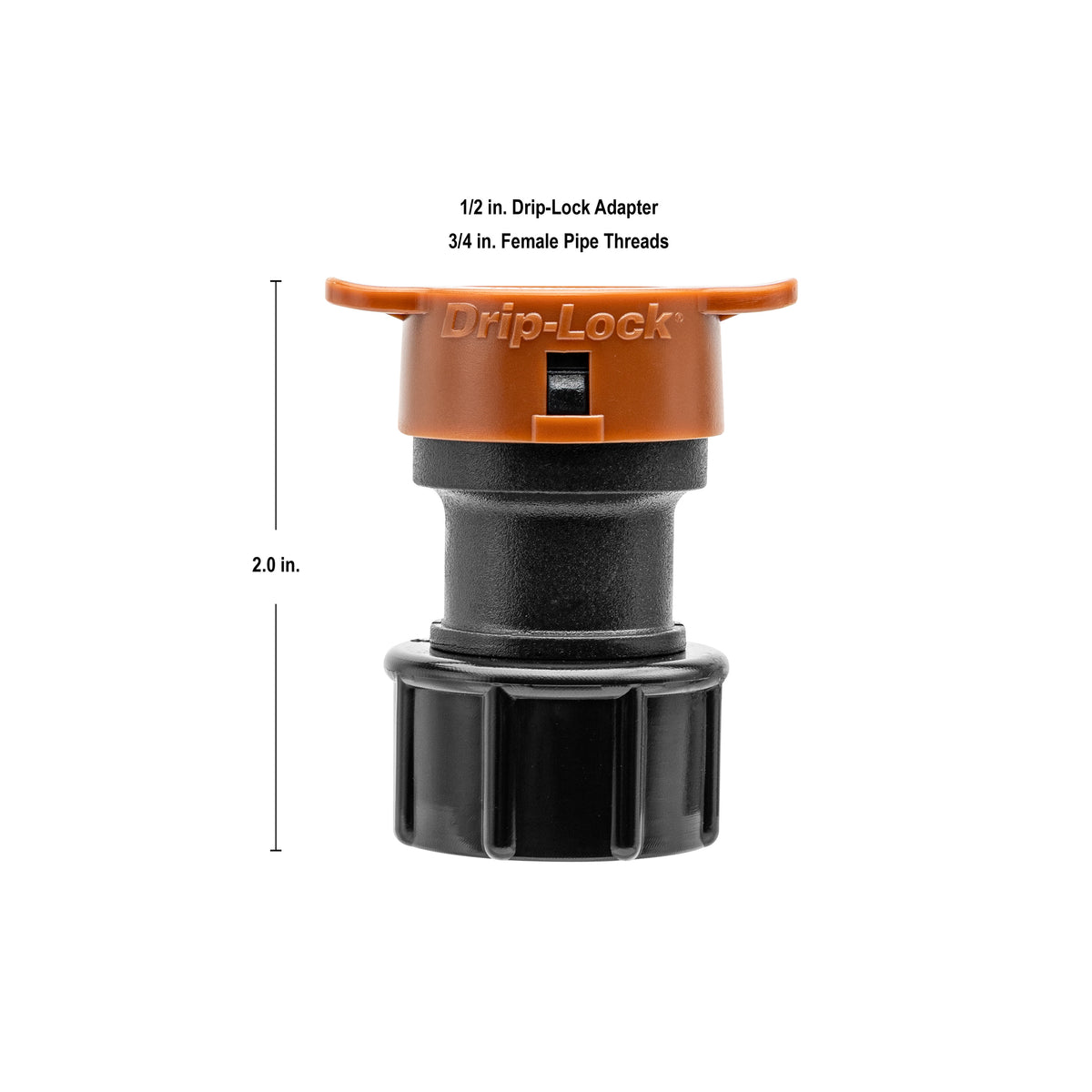 Adaptador de grifo Drip-Lock de 1/2" para manguera 67495