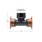 3/4" FHT Swivel x 1/2" Drip-Lock Tee 67496