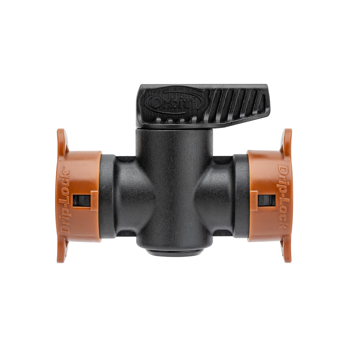 Acople universal de empuje Drip-Lock de 1/2" con válvula de cierre 67497