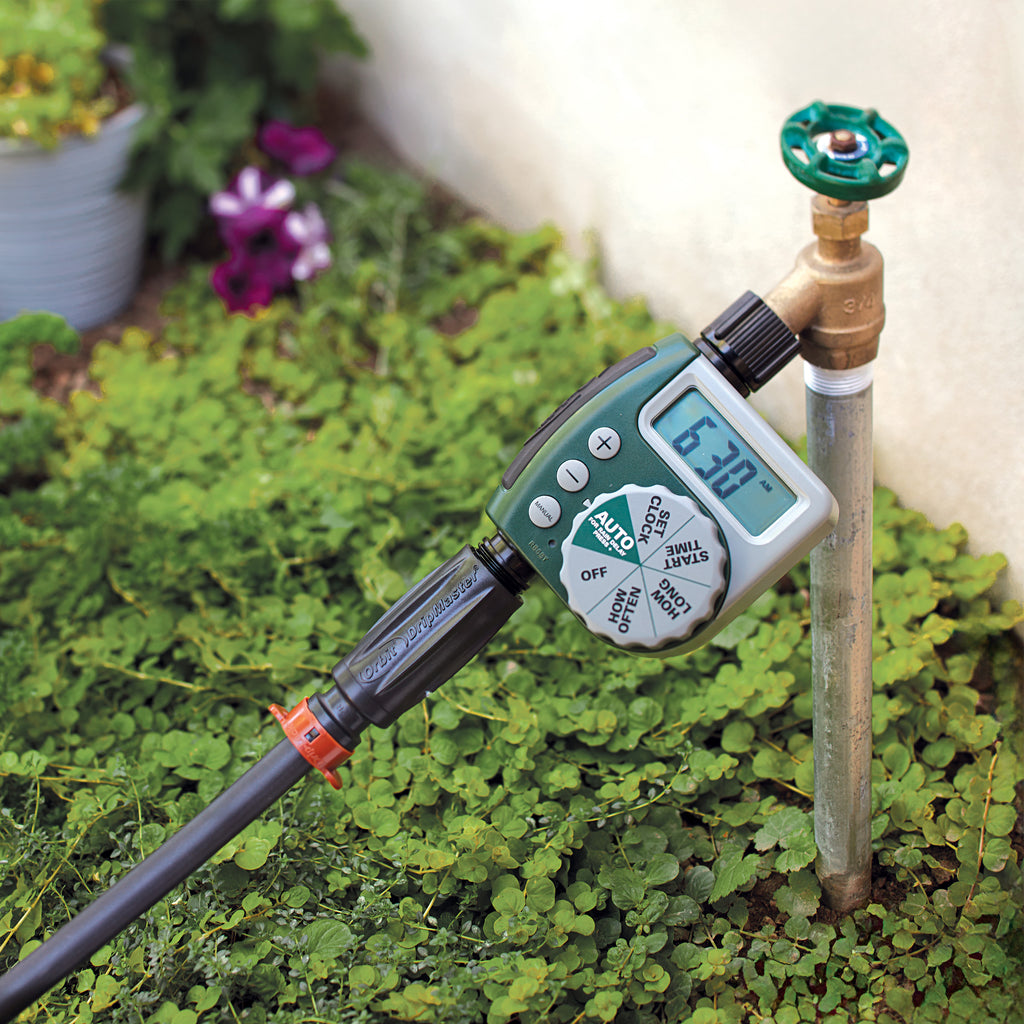 Filtro, regulador de presión y adaptador de tubo de goteo 3 en 1 Drip-Lock® de 3/4 pulg. FHT x 1/2 pulg. 67738