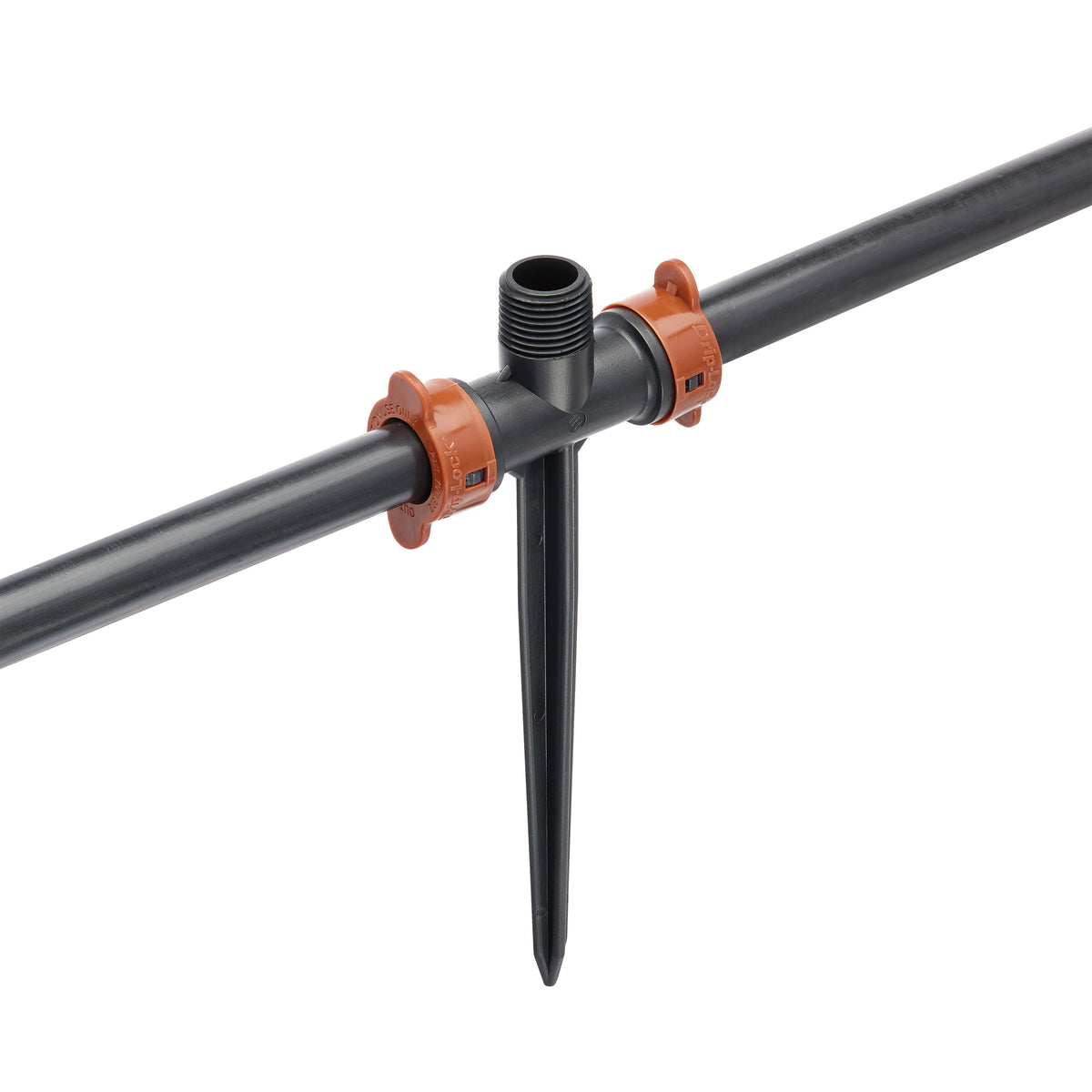 Estaca en línea de 1/2" MPT x 1/2" Drip-Lock x 8" 67991