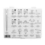 Kit de piezas esenciales de riego por goteo de 92 piezas 69500