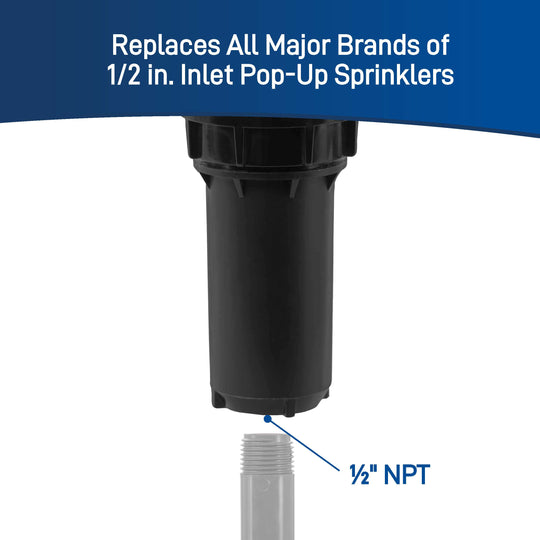 Professional Hard Top Pop-Up Spray Head Sprinkler with Adjustable Nozzle