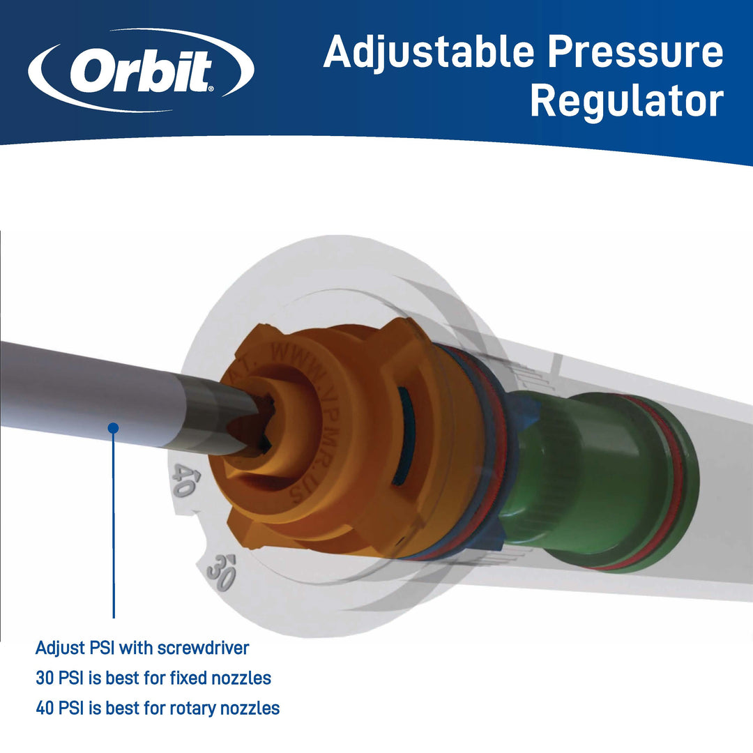 Professional Pressure-Regulating Pop-Up Spray Head Sprinkler with Adjustable Nozzle