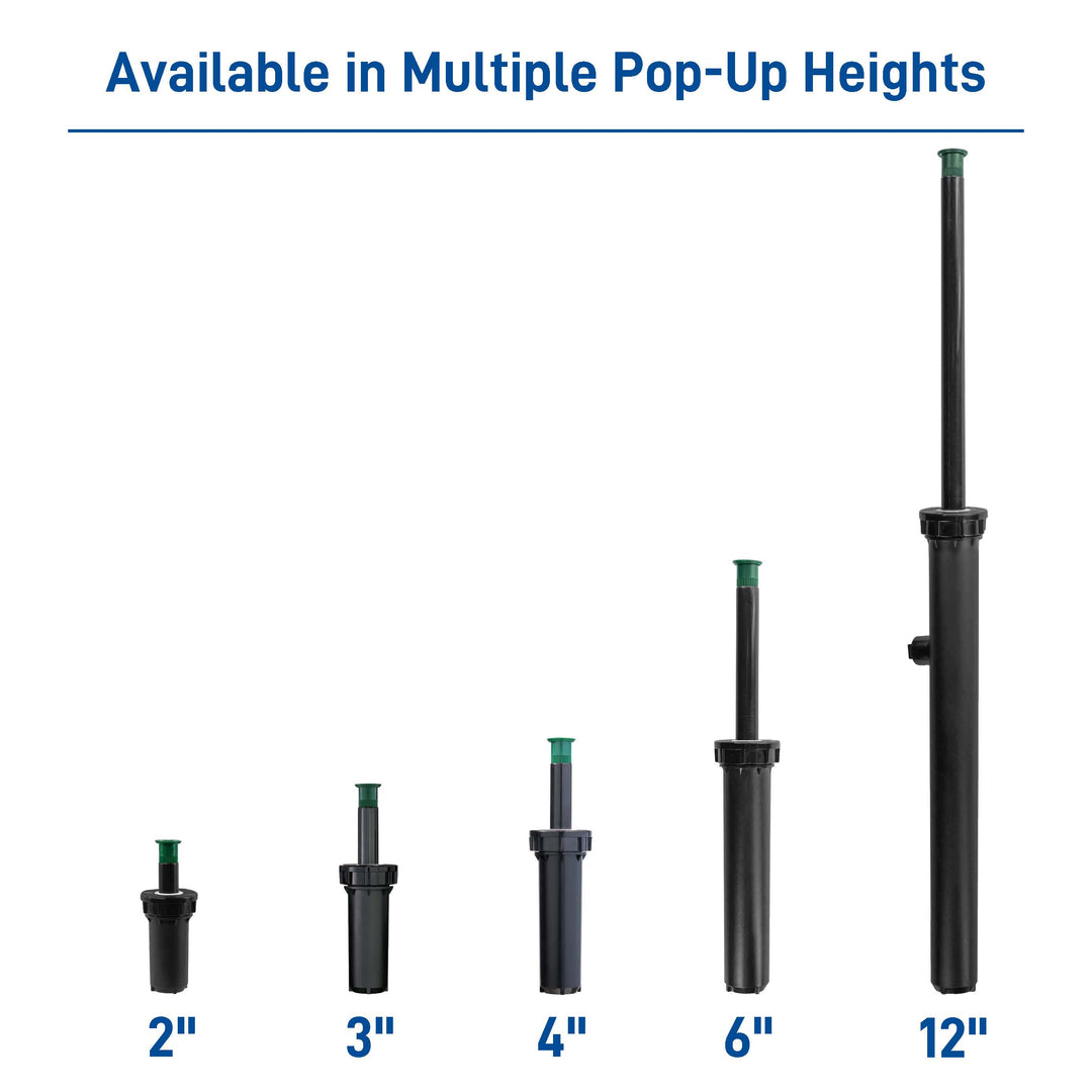 Professional Pressure-Regulating Pop-Up Spray Head Sprinkler with Adjustable Nozzle