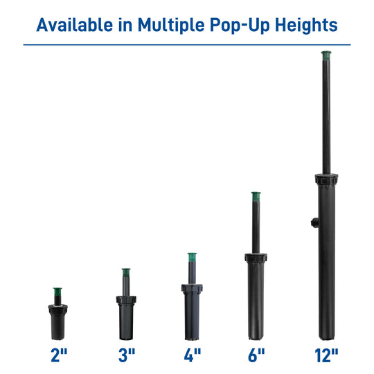 Professional Pressure-Regulating Pop-Up Spray Head Sprinkler with Adjustable Nozzle