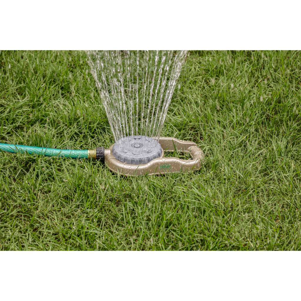 Aspersor de césped metálico de 8 patrones con base pesada | 28515