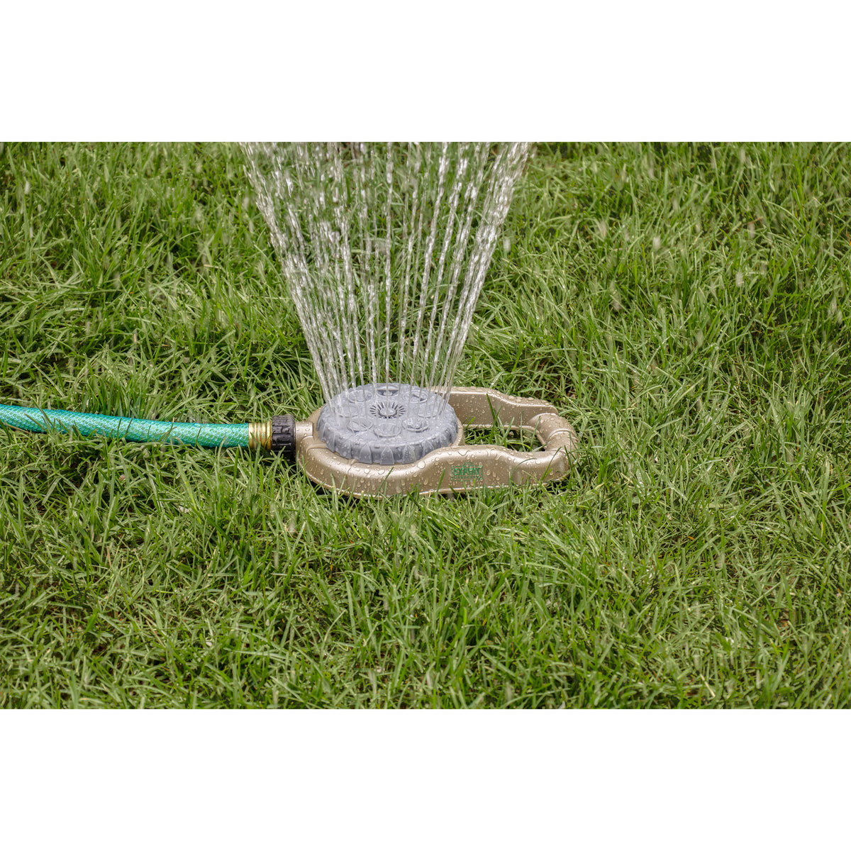 Aspersor de césped metálico de 8 patrones con base pesada | 28515