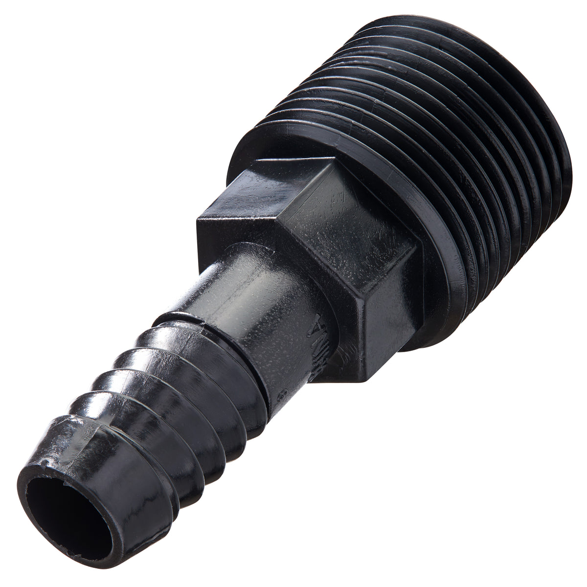 Adaptador de tubería flexible de elevador 3/4" MPT x 1/2" Barb 94344