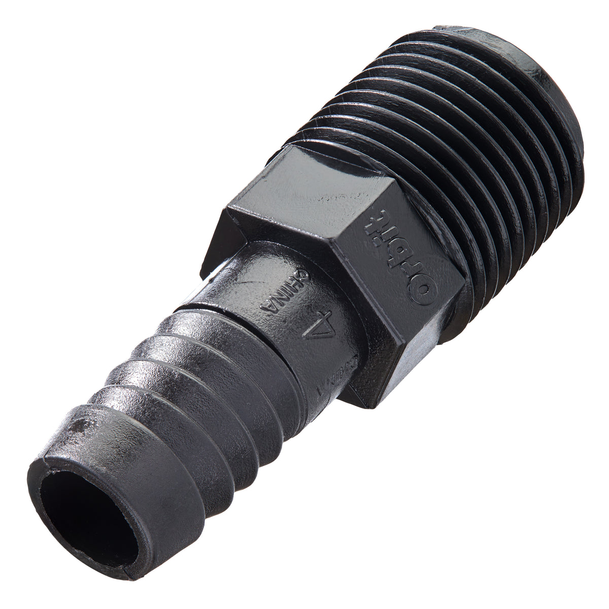 Adaptador de tubería flexible para elevador de 1/2" MPT x 1/2" con lengüeta 94345