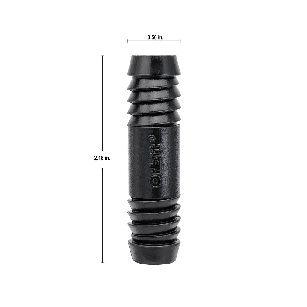 Acoplador de tubería flexible ascendente de púa de 1/2" 94349
