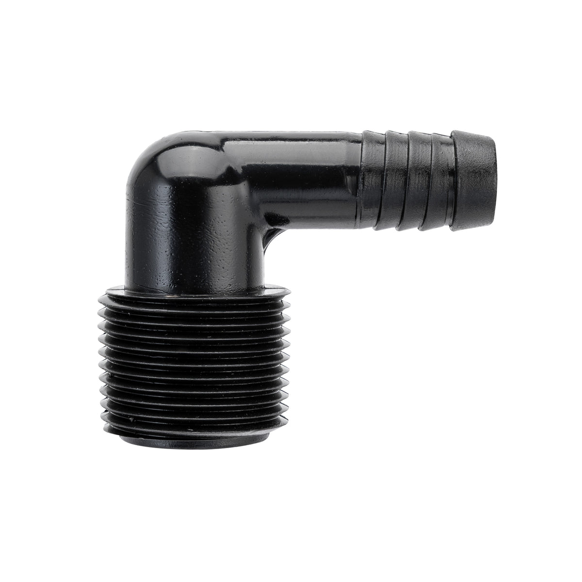 Codo de tubería flexible de elevación de 3/4" MPT x 1/2" púa 94360